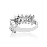 Nerissa Crest Crown Silver Ring