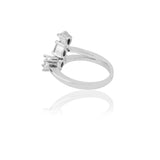 The Zahara Zirconia Silver Ring