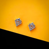 The Diana Zirconia Prism Silver Drops