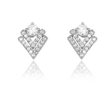 The Diana Zirconia Prism Silver Drops