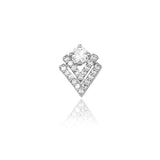 The Diana Zirconia Prism Silver Drops