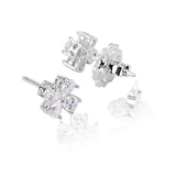 Glinting Galaxy Flora Silver Studs