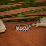 The Zahara CZ Cluster Silver Ring