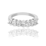 The Zahara CZ Cluster Silver Ring