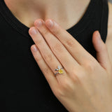 Sunlit Whimsy Hare Silver Ring