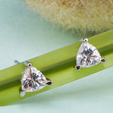 The Étoile Triangular Shaped Silver Studs