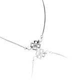 The Zinnia Belle Silver Anklet