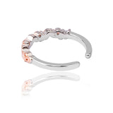 Orlaine Whirl Silver Toe Rings