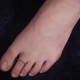 Maze of Mystique Silver Toe Rings