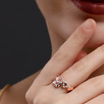 Dazzling Zigzag Silver Ring - Diavo Jewels