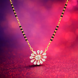 Marquise Sunburst Diamond Mangalsutra