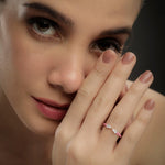 The Avani Oval-shaped Silver Ring - Diavo Jewels