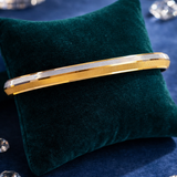 Dual Tone Classic Gold Gents Kada