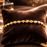 Golden Petal Gents Bracelet