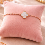 Celestia Clover Pearl Bracelet