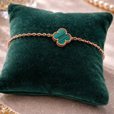 Emerelle Clover Elegance Gold Bracelet
