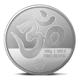 LAKSHMI GANESH (999.9) PURITY 100 GM SILVER COIN - Diavo Jewels