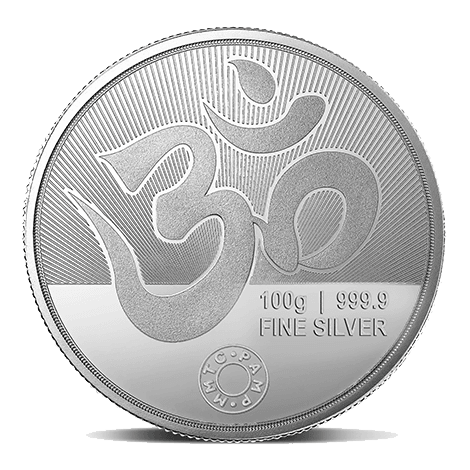 LAKSHMI GANESH (999.9) PURITY 100 GM SILVER COIN - Diavo Jewels