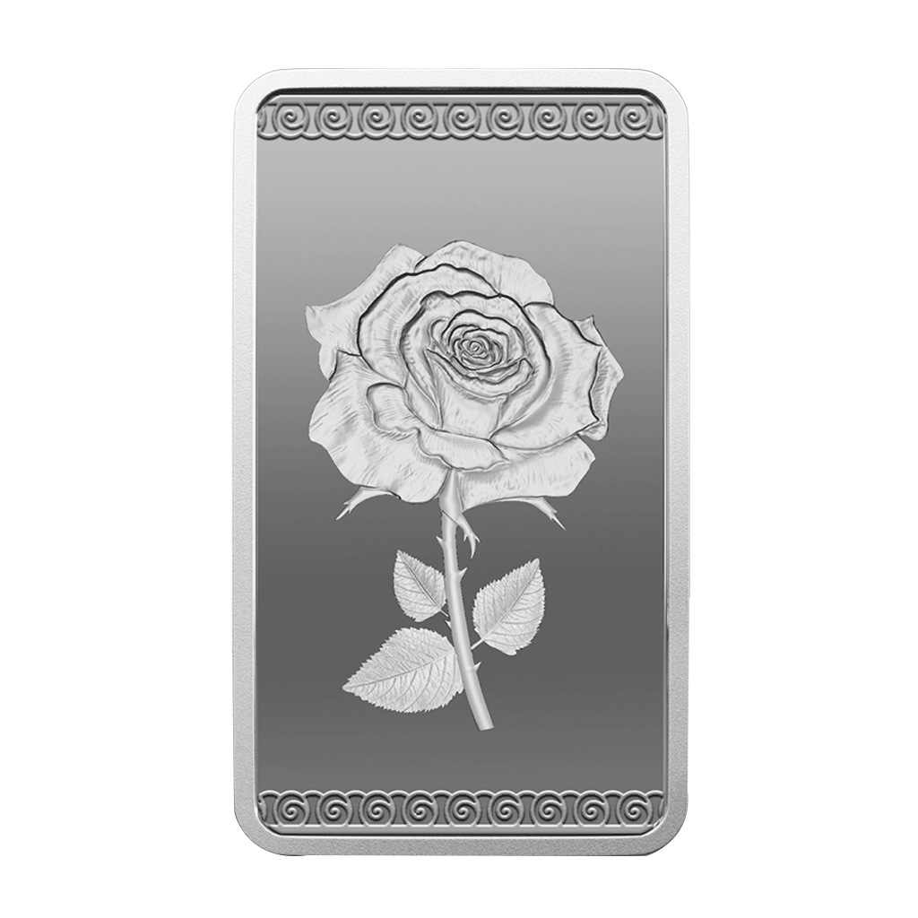 ROSE (999.9) PURITY 20 GM SILVER BAR - Diavo Jewels