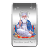 GURU NANAK DEV JI (999.9) 50 GM SILVER BAR - Diavo Jewels