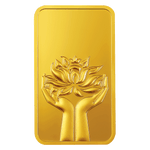 LOTUS 24K (999.9) 100 GM GOLD BAR - Diavo Jewels