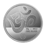 GANESH LAKSHMI 999.9 PURITY 50 GM SILVER COIN - Diavo Jewels