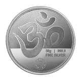 GANESH LAKSHMI 999.9 PURITY 50 GM SILVER COIN - Diavo Jewels