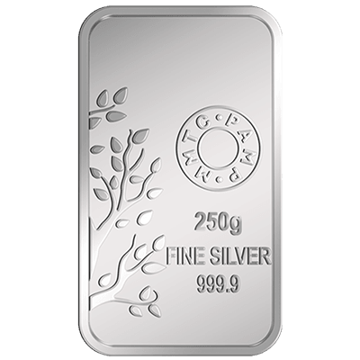 BANYAN TREE 999.9 PURITY 250 GM SILVER BAR