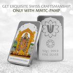 LORD BALAJI (999.9) 50 GM SILVER BAR - Diavo Jewels
