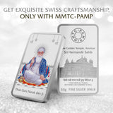 GURU NANAK DEV JI (999.9) 50 GM SILVER BAR - Diavo Jewels