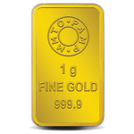 LOTUS 24K (999.9) 1 GM GOLD BAR - Diavo Jewels