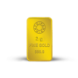LOTUS 24K (999.9) 2 GM GOLD BAR - Diavo Jewels