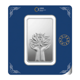 LOTUS 999.9 PURITY 100 GM SILVER BAR - Diavo Jewels