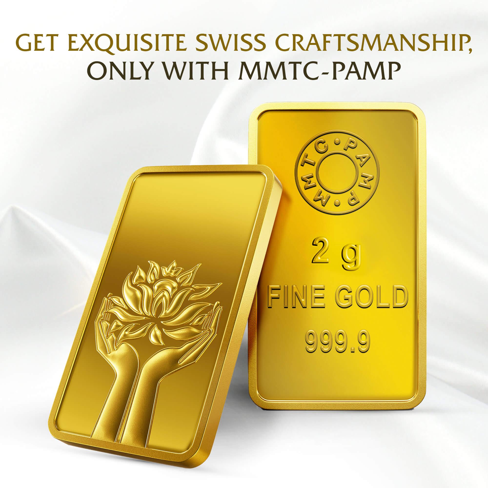 LOTUS 24K (999.9) 2 GM GOLD BAR - Diavo Jewels