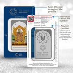 LORD BALAJI (999.9) 50 GM SILVER BAR - Diavo Jewels