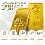 LOTUS 24K (999.9) 5 GM GOLD BAR - Diavo Jewels