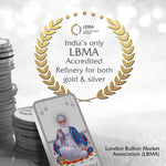 GURU NANAK DEV JI (999.9) 50 GM SILVER BAR - Diavo Jewels