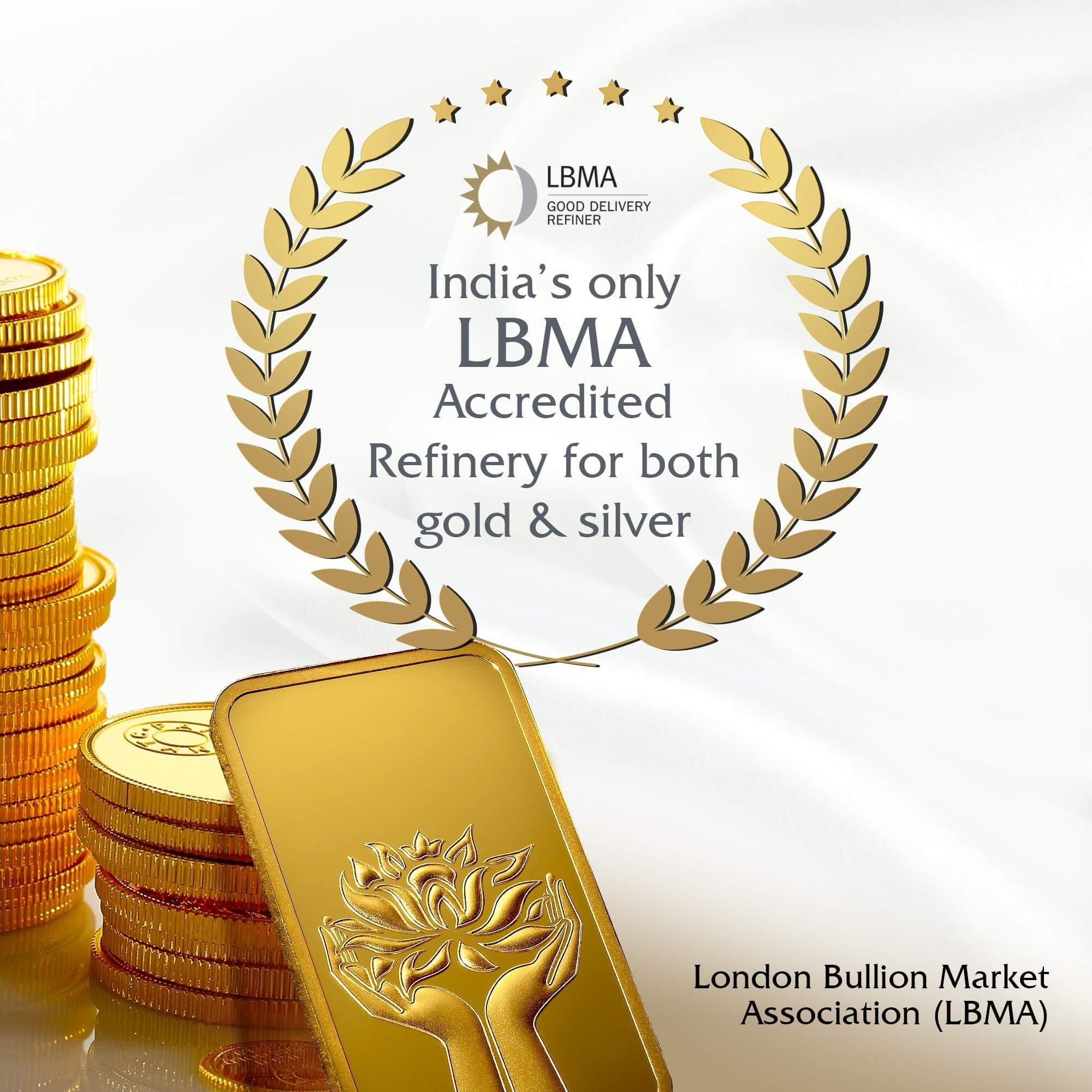 LOTUS 24K (999.9) 1 GM GOLD BAR - Diavo Jewels
