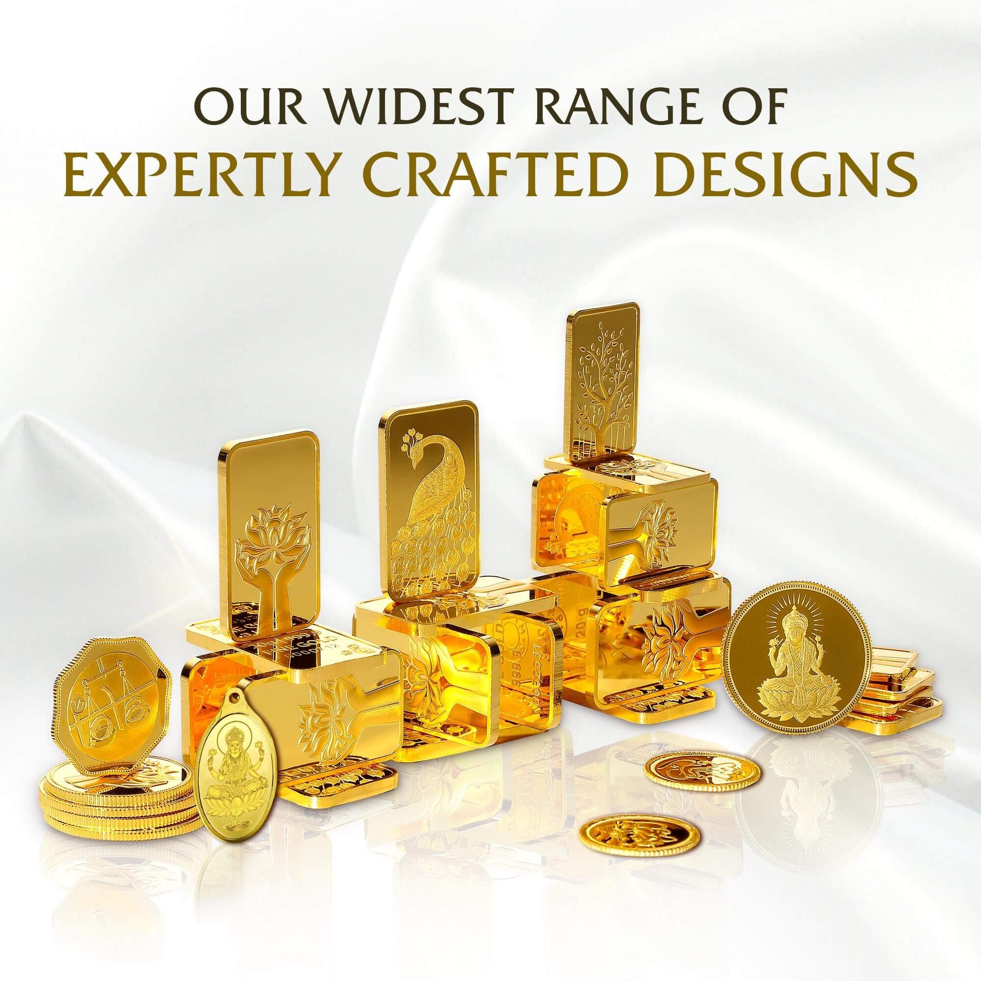 LOTUS 24K (999.9) 1 GM GOLD BAR - Diavo Jewels