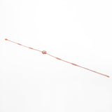 Hearty Fleur Charms Rose Gold Plated Silver Anklet - Diavo Jewels