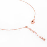 Graceful Charms Rose Gold Plated Silver Anklet - Diavo Jewels