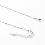 Dazzling Orchid Splendor Silver Necklace - Diavo Jewels