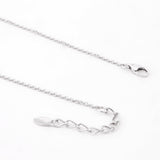 Dazzling Orchid Splendor Silver Necklace - Diavo Jewels