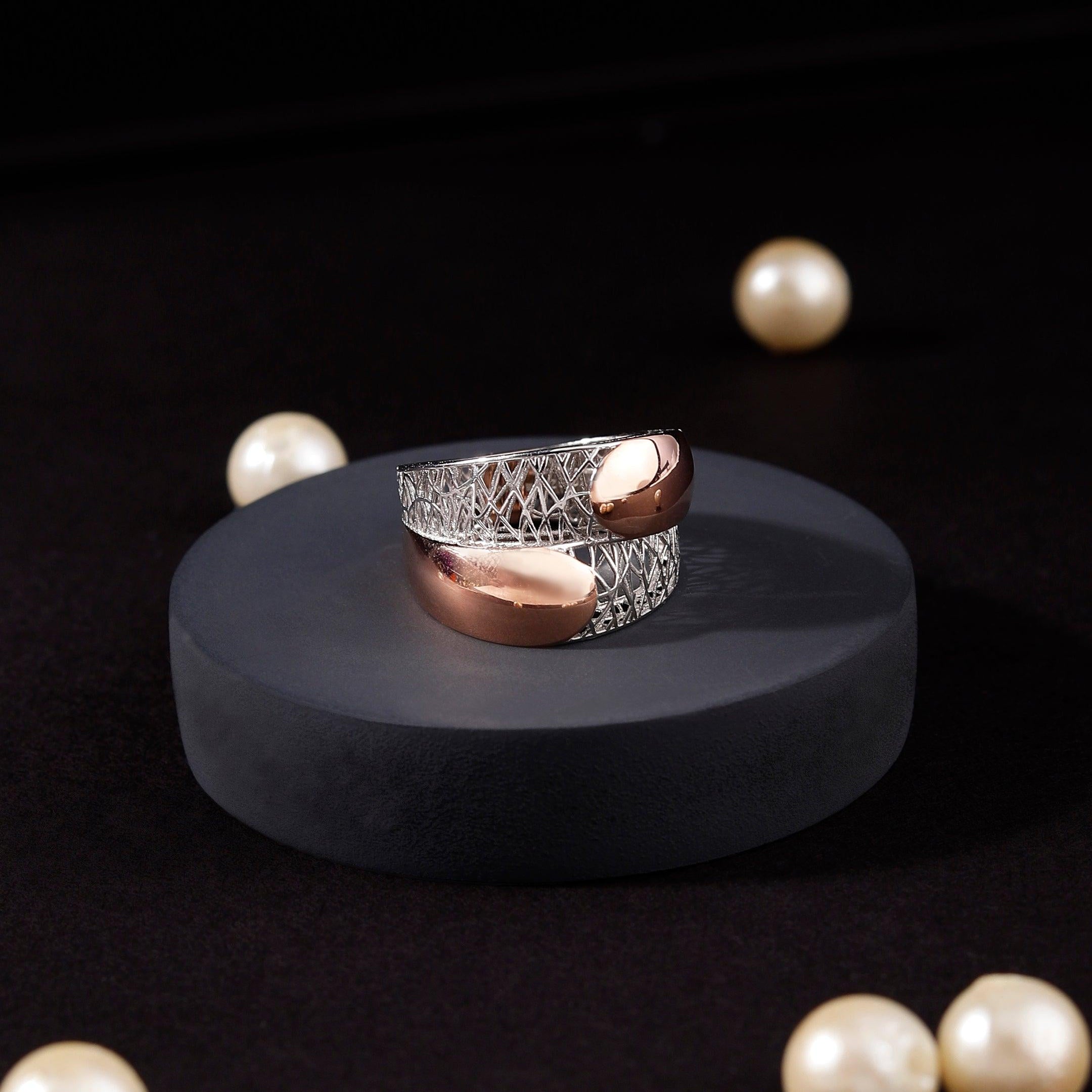 Lace of Grace Silver Ring - Diavo Jewels