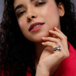 Lace of Grace Silver Ring - Diavo Jewels