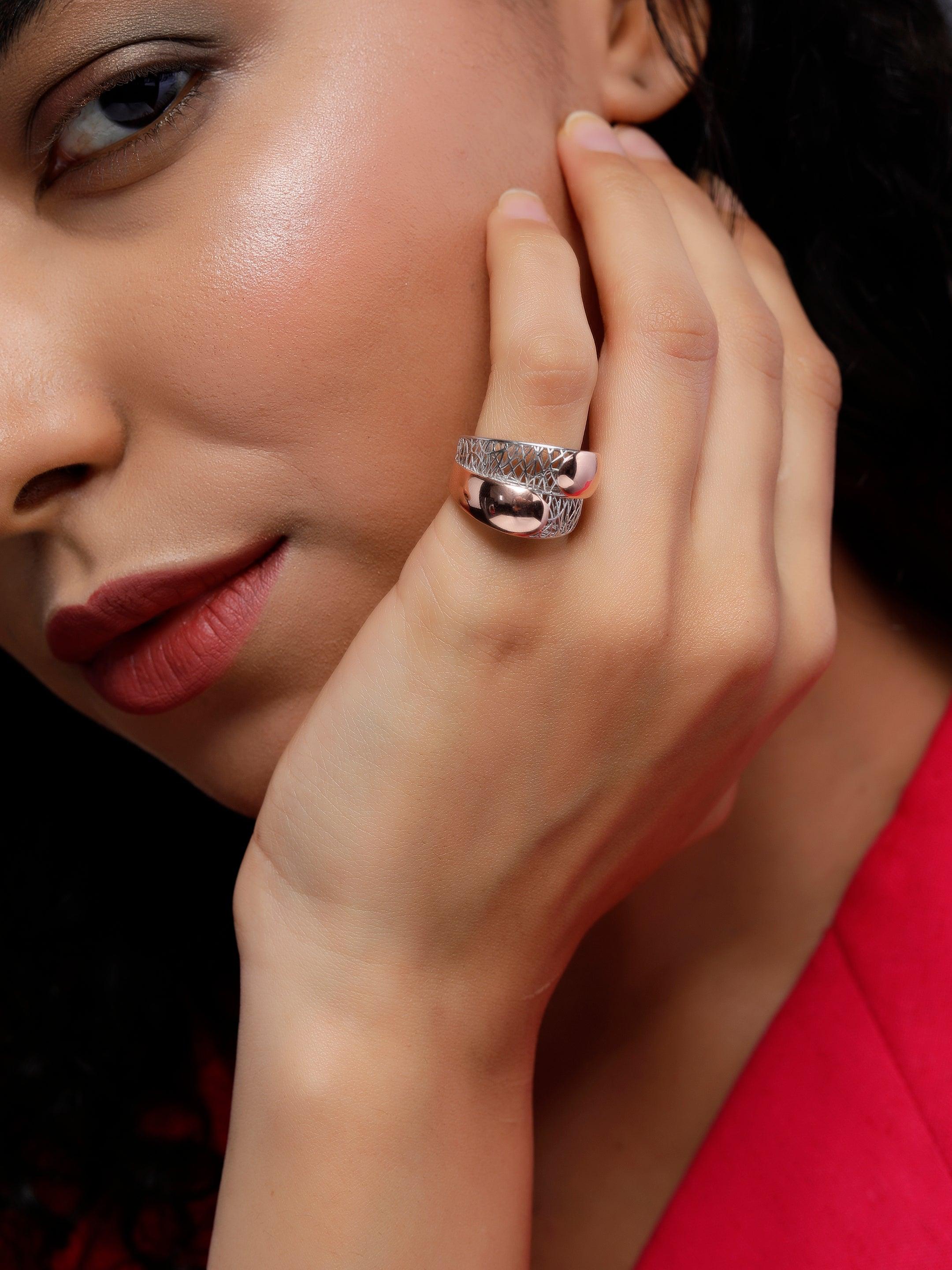 Lace of Grace Silver Ring - Diavo Jewels