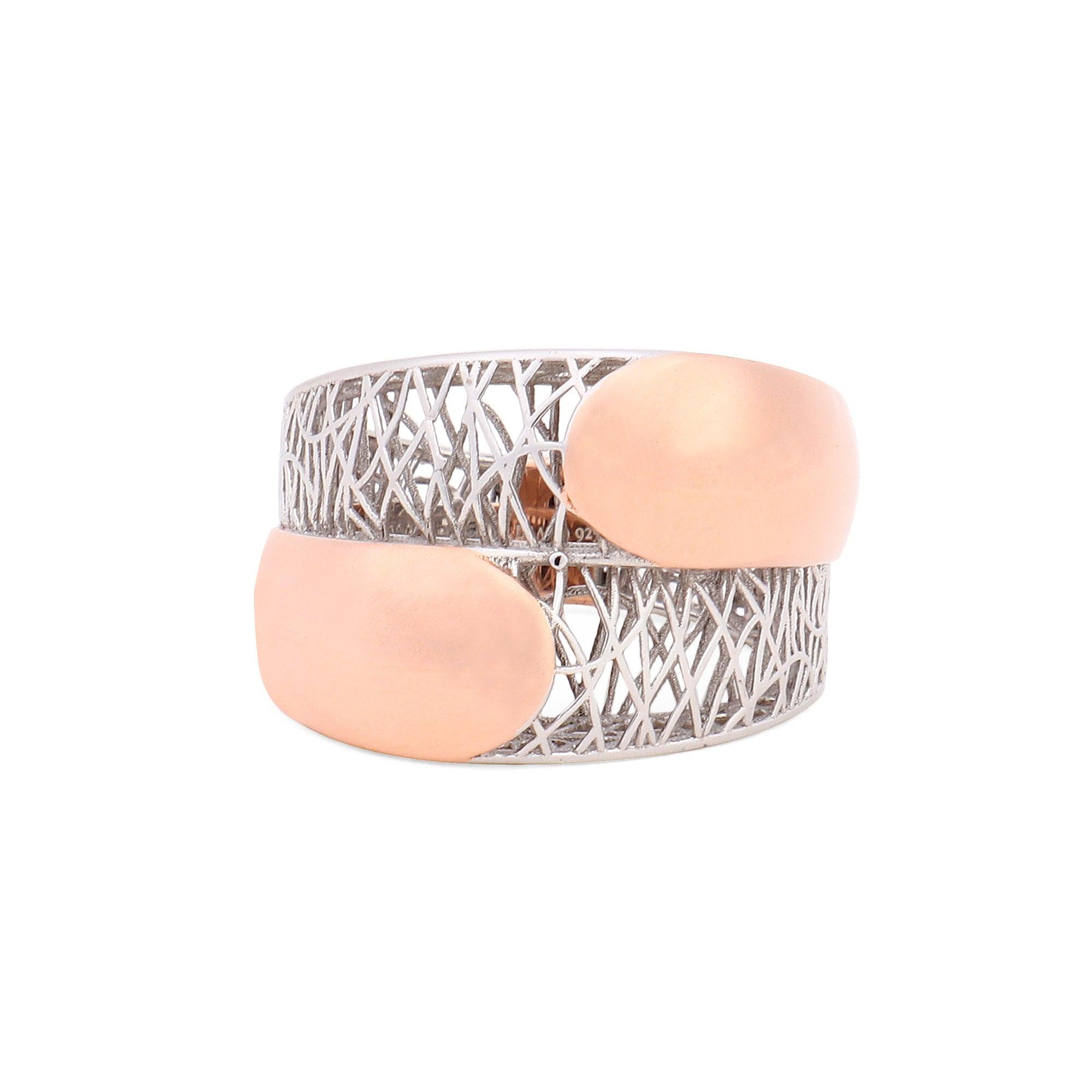 Lace of Grace Silver Ring - Diavo Jewels