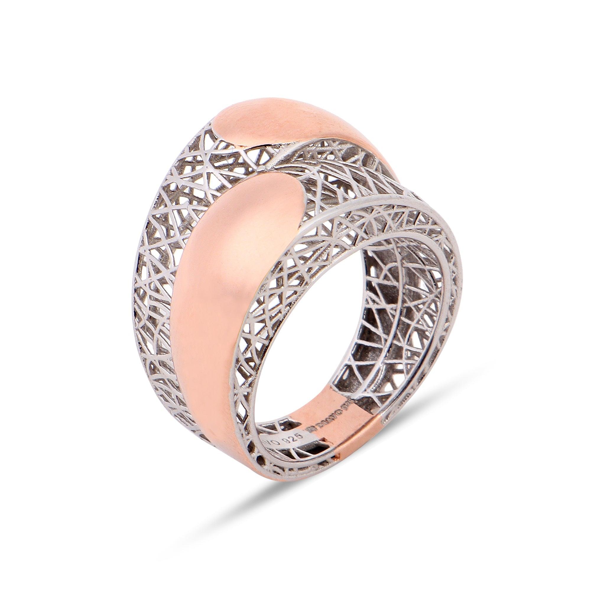 Lace of Grace Silver Ring - Diavo Jewels