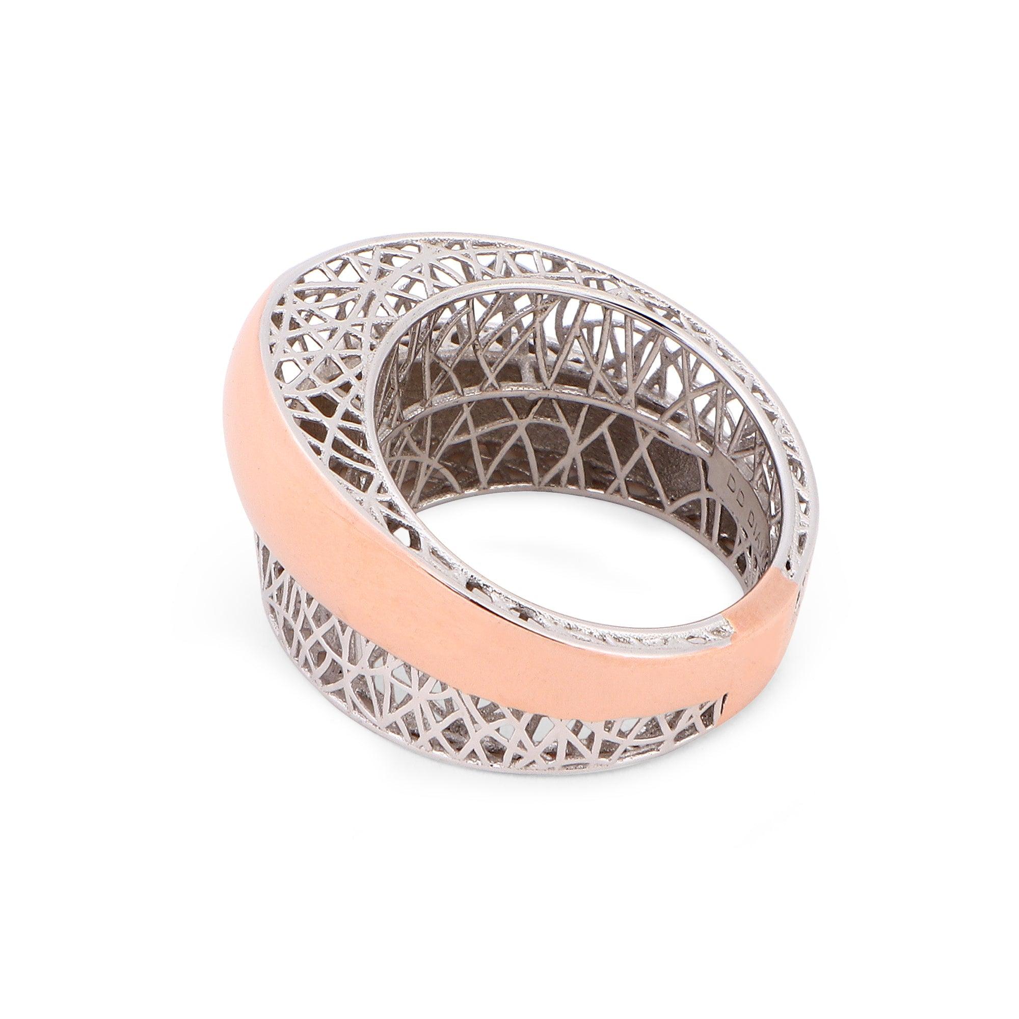 Lace of Grace Silver Ring - Diavo Jewels