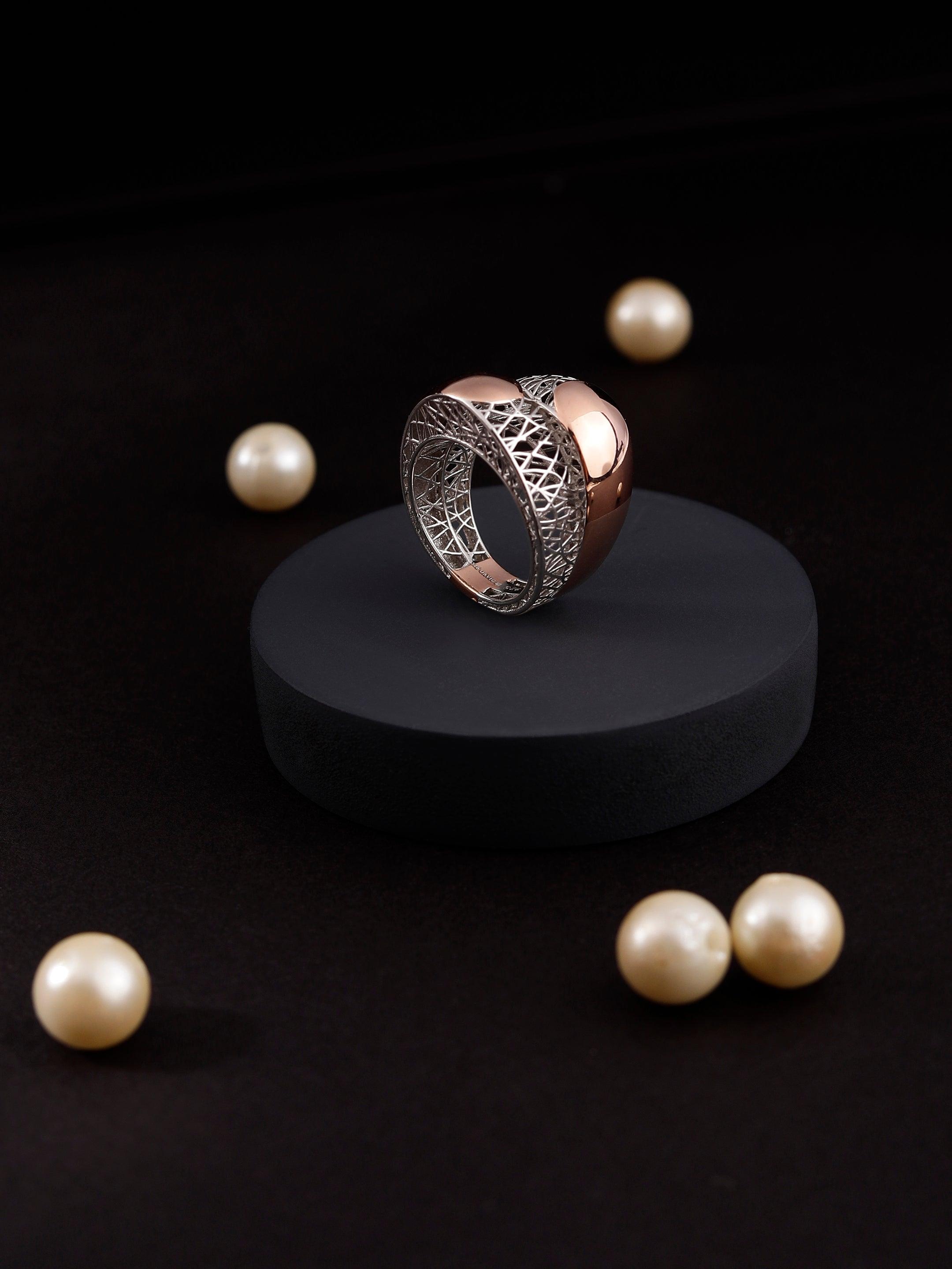 Lace of Grace Silver Ring - Diavo Jewels